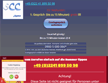 Tablet Screenshot of die-scharfe-nummer.com